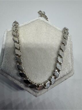 Vintage USSR 925 Sterling Silver Necklace 20" 18.2g